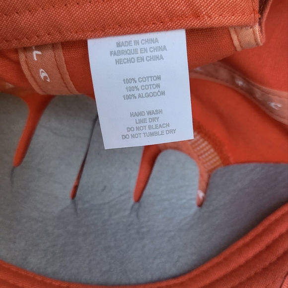 New O'Neill Stay in your Wave Women Snap Back Hat color Orange size ONE. - Picture 7 of 7